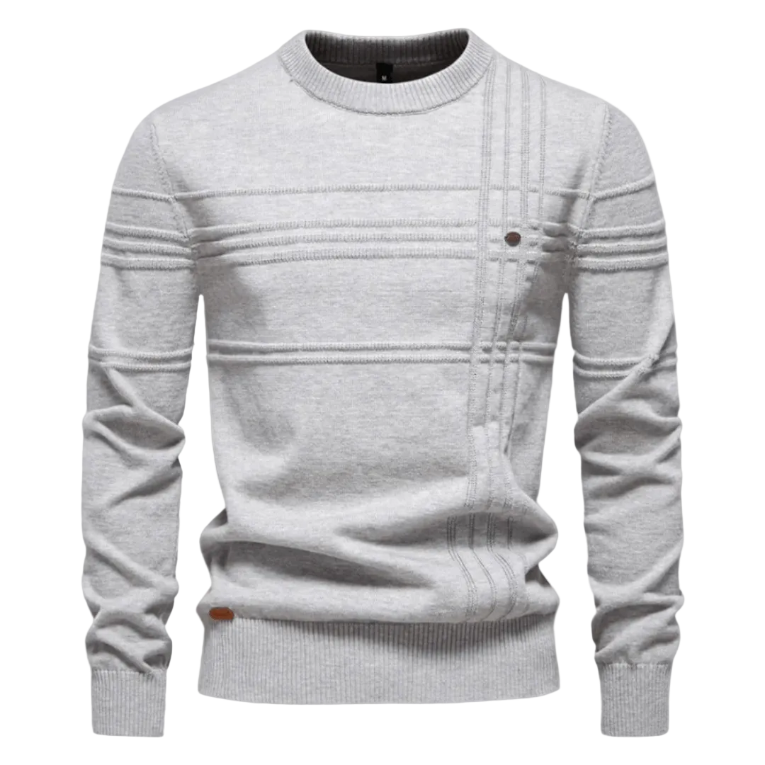 Ruitdesign Trui Heren – Klassieke Herfsttrui met Ruiten